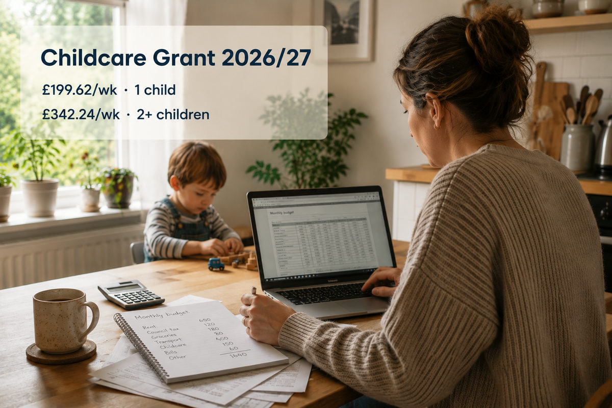 Childcare Grant 2026/27: How Much Student Parents Can Actually Claim